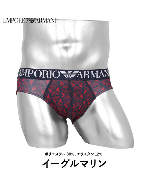 エンポリオ アルマーニ EMPORIO ARMANI ALL OVER EAGLE MICROFIBER メンズ ブリーフ 【メール便】 cts
